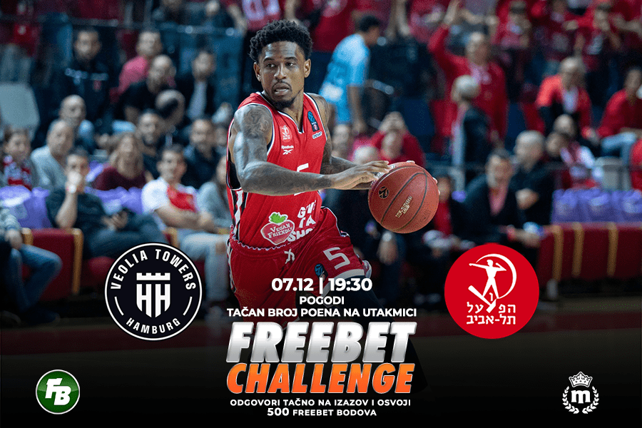 IGRE Pogodi tačan broj poena na meču Hamburg – Hapoel Tel-Aviv