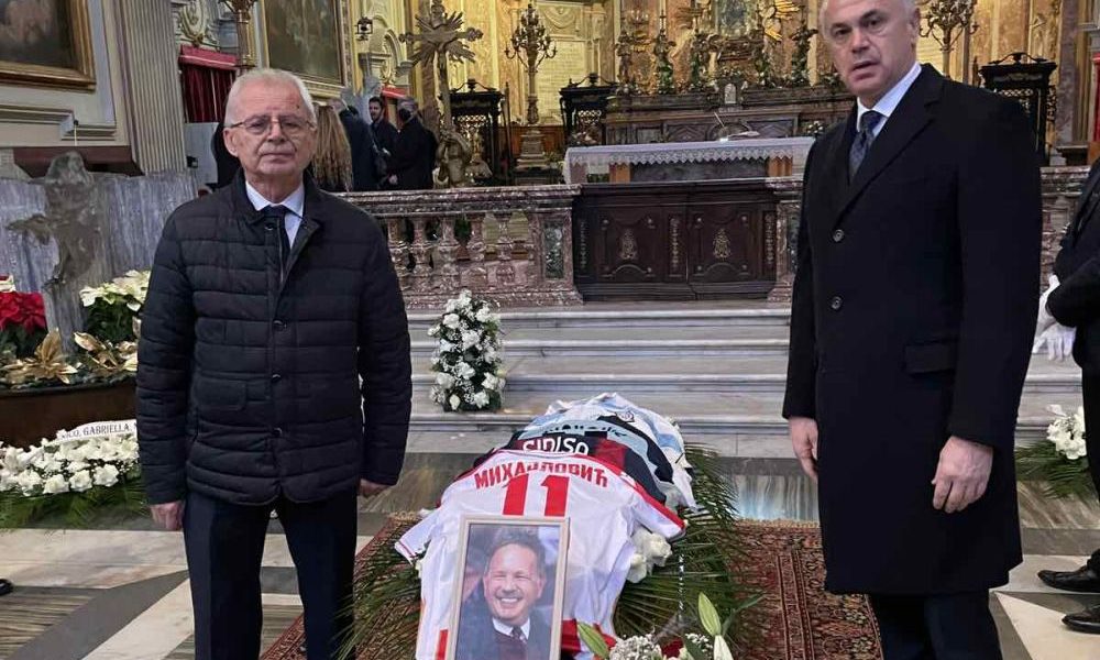 POSLEDNJI POZDRAV Terzić i Mijailović na sahrani Siniše Mihajlovića (FOTO+VIDEO)
