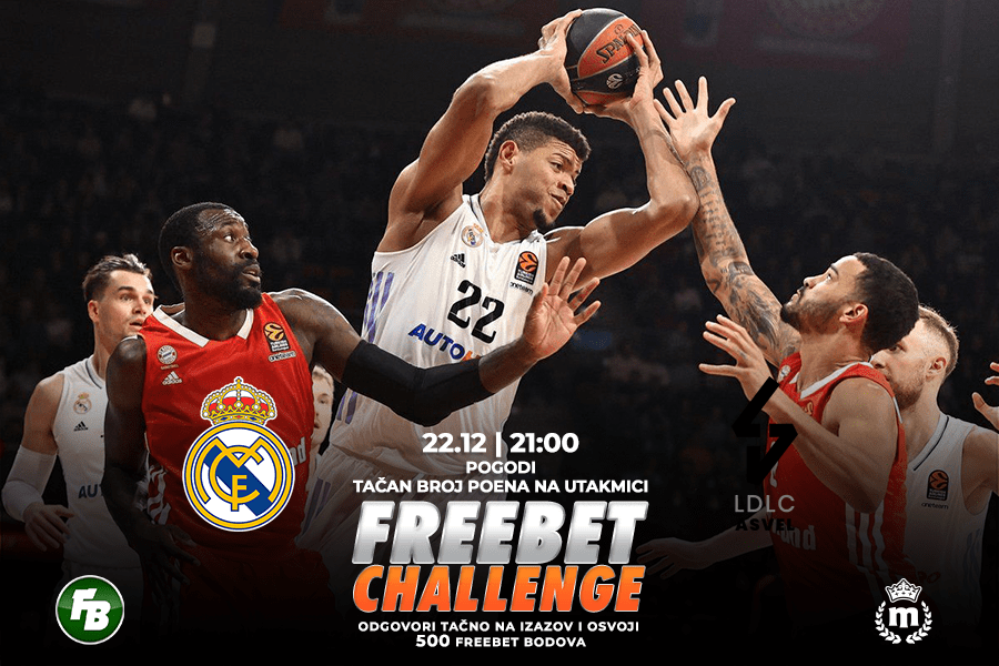 IGRE Pogodi tačan broj poena na meču Real Madrid – Asvel