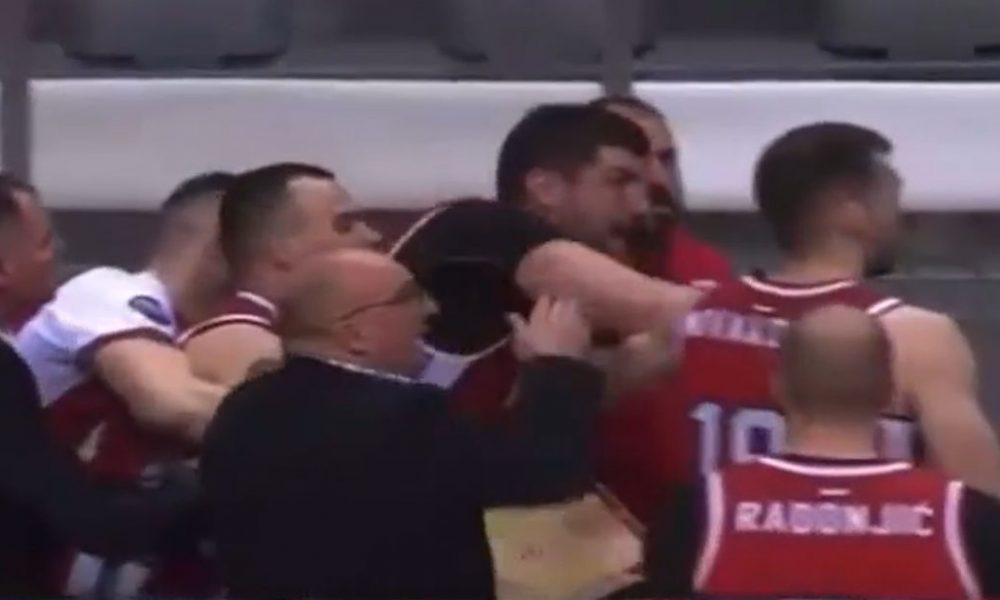 SKANDAL U ABA LIGI Hrvati provocirali i vređali Srbe! Jedan od njih izgubio kontrolu od besa – vikali mu „svinjo debela“ (VIDEO)