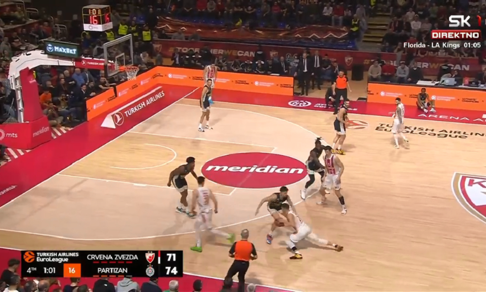 OD JUNAKA DO TRAGIČARA Nedović je prošli derbi rešio trojkom, ovoga puta je „stao na led“! Potom je novom „bombom“ samo ublažio bol „delijama“ (VIDEO)