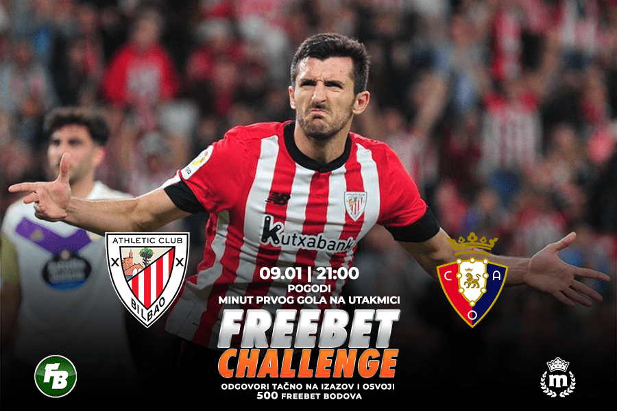 IGRE Pogodi minut prvog gola na meču Atletik Bilbao – Osasuna
