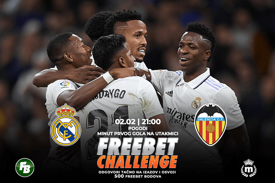 IGRE Pogodi minut prvog gola na meču Real Madrid – Valensija