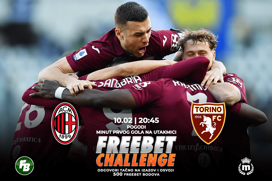 IGRE Pogodi minut prvog gola na meču Milan – Torino