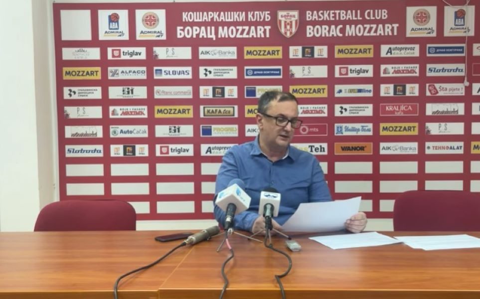 ČAČANI BESNI NA ABA LIGU Predsednik Borca: Ovo je uvreda za klub!