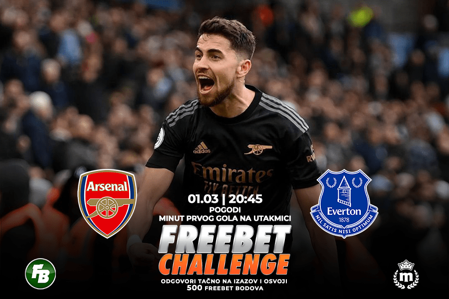 IGRE Pogodi minut prvog gola na meču Arsenal – Everton