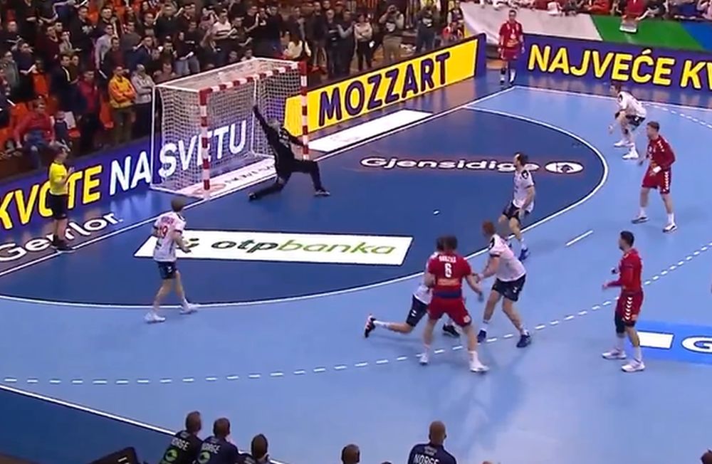 SPEKTAKULARNO! Pogledajte golčinu Borzaša u poslednjoj sekundi kojom je Srbija srušila Norvešku (VIDEO)