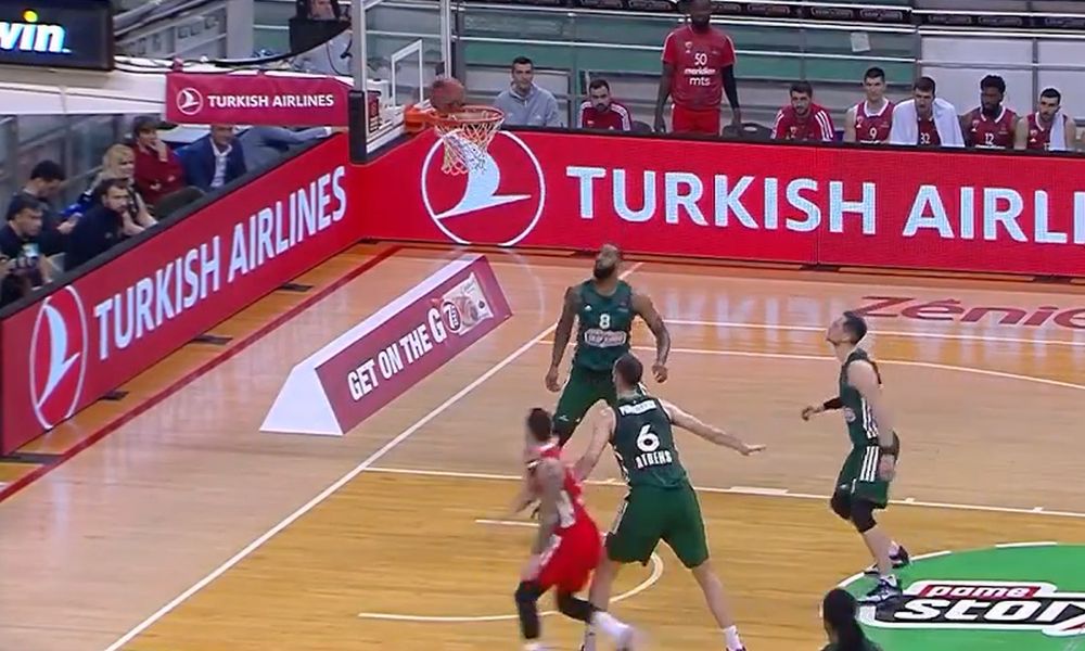 UZALUD 220 CENTIMETARA Vildoza uzeo loptu ispred grčkog gorostasa i dao koš sa zvukom sirene! (VIDEO)