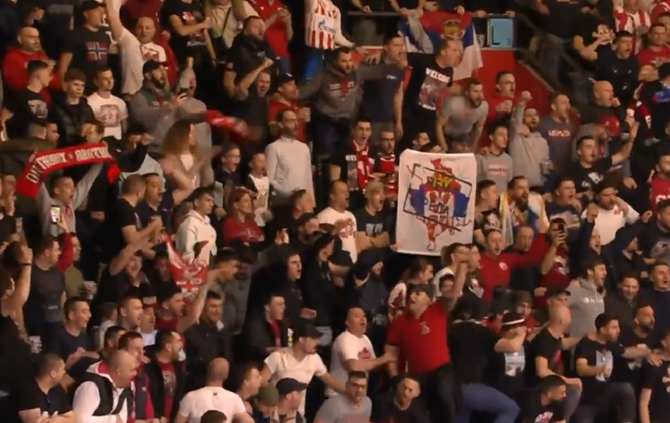 KAO U BEOGRADU Zvezda ima ogromu podršku „delija“ u Minhenu (VIDEO)