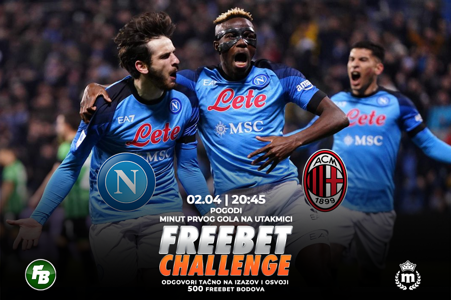 IGRE Pogodi minut prvog gola na meču Napoli – Milan