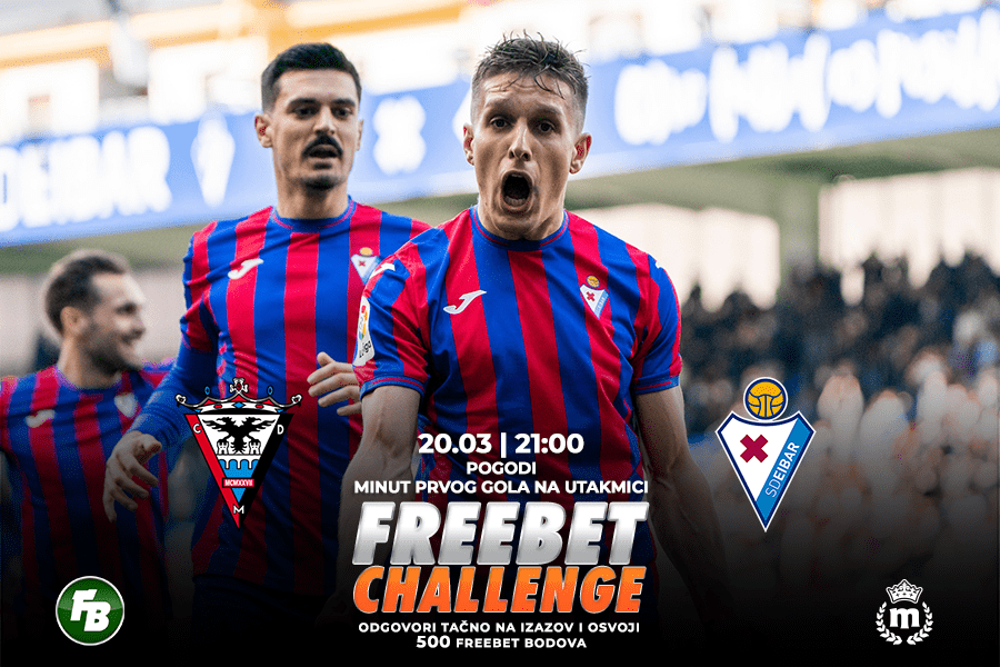IGRE Pogodi minut prvog gola na meču Mirandes – Eibar
