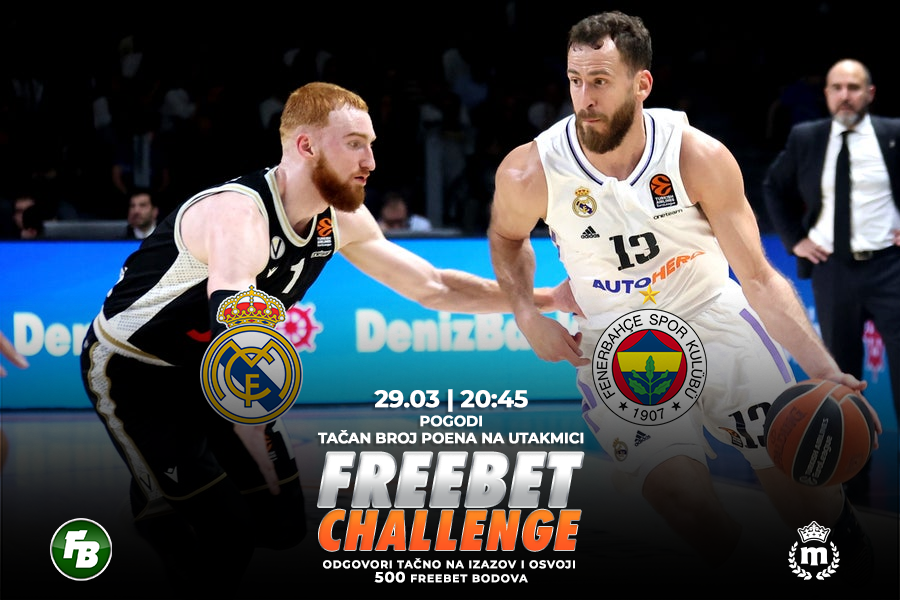 IGRE Pogodi tačan broj poena na meču Real – Fenerbahče