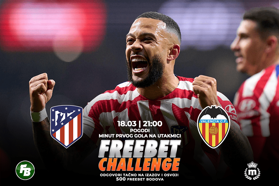 IGRE Pogodi minut prvog gola na meču Atletiko Madrid – Valensija