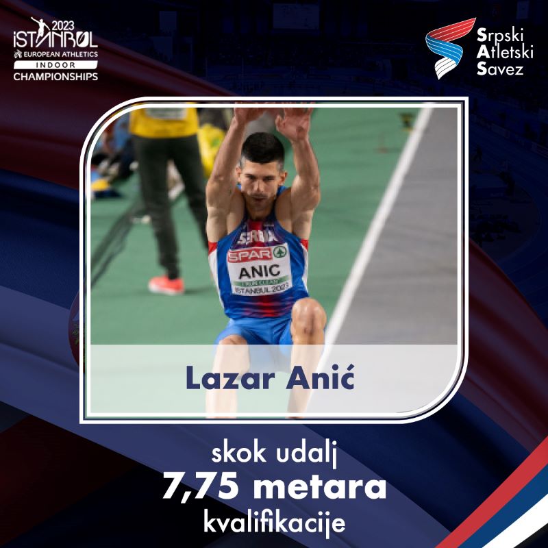 Lazar Anić u finalu Dvoranskog EP