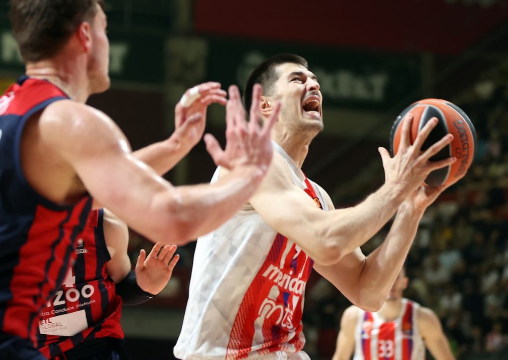 LOŠA SEKVENCA Ovi potezi najbolje opisuju kako Zvezda izgleda protiv Baskonije (VIDEO)