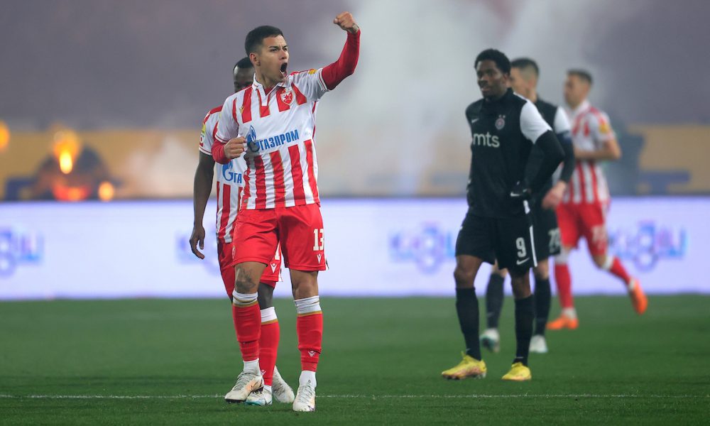 GOL Zvezda vodi u večitom derbiju! Malo sreće za nju, a nesreće za Partizan (VIDEO)