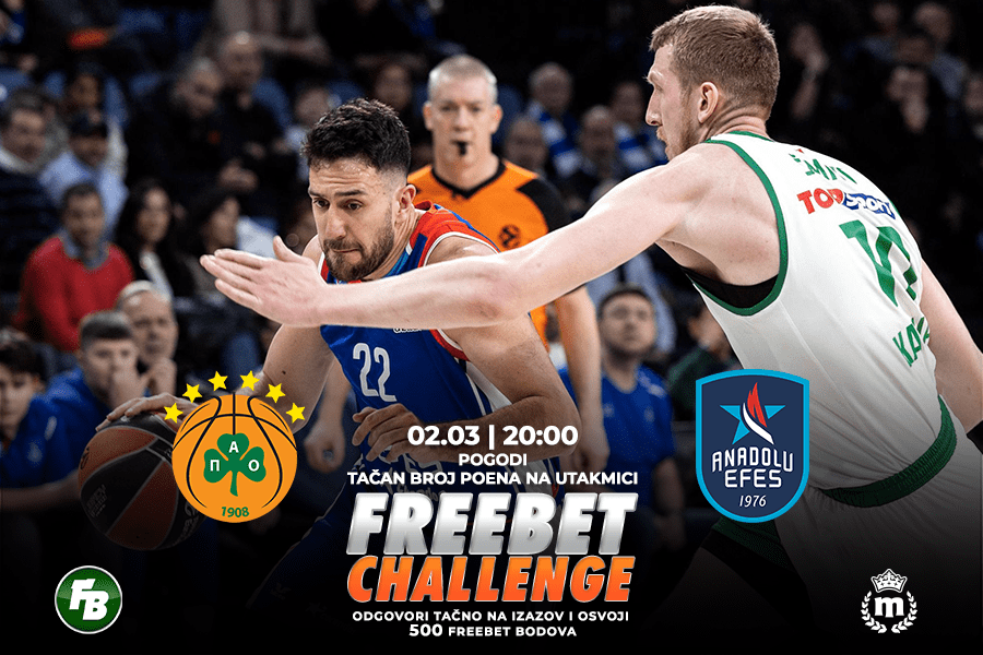 IGRE Pogodi tačan broj poena na meču Panatinaikos – Efes