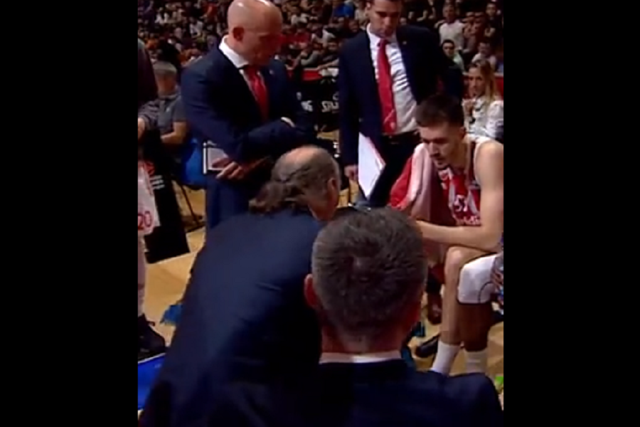 EVROLIGI SMEŠNO, PETRUŠEVU SIGURNO NIJE BILO Duško Ivanović se izvikao na centra (VIDEO)