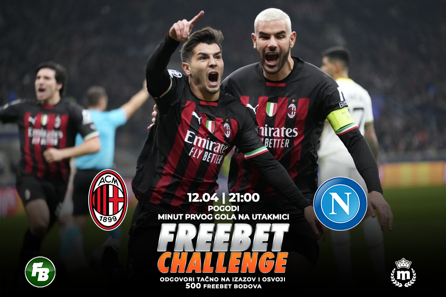 IGRE Pogodi minut prvog gola na meču Milan – Napoli