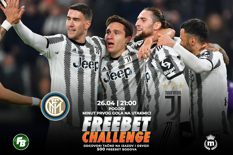 IGRE Pogodi minut prvog gola na meču Inter – Juventus
