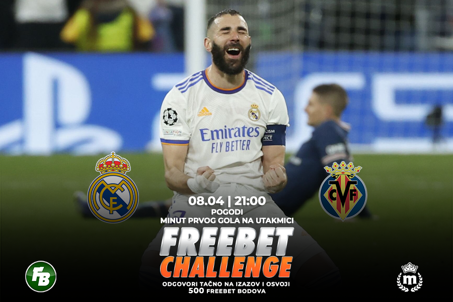 IGRE Pogodi minut prvog gola na meču Real Madrid – Viljareal