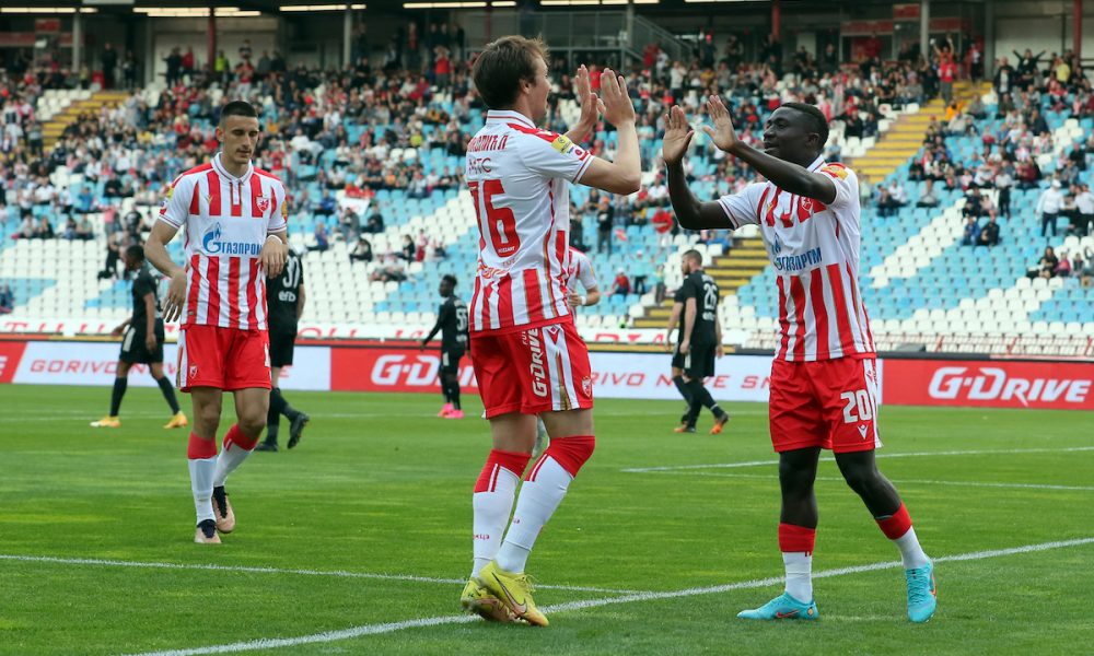 MOĆ I RUTINA ŠAMPIONA Zvezda pregazila „brđane“, Spajić se prelepim golom vratio na teren! (VIDEO)