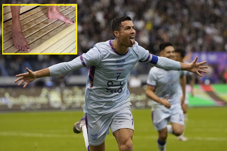 NIJE „MODA“ Ronaldo lakira nokte na nogama! Nemci otkrivaju zašto: „Radio je to i Tajson…“