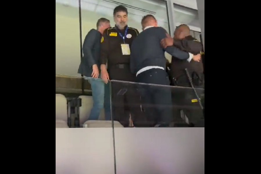 SKANDAL NA „BERNABEU“ Halandov otac se sukobio sa navijačima Reala, obezbeđenje ga izbacilo iz lože (VIDEO)