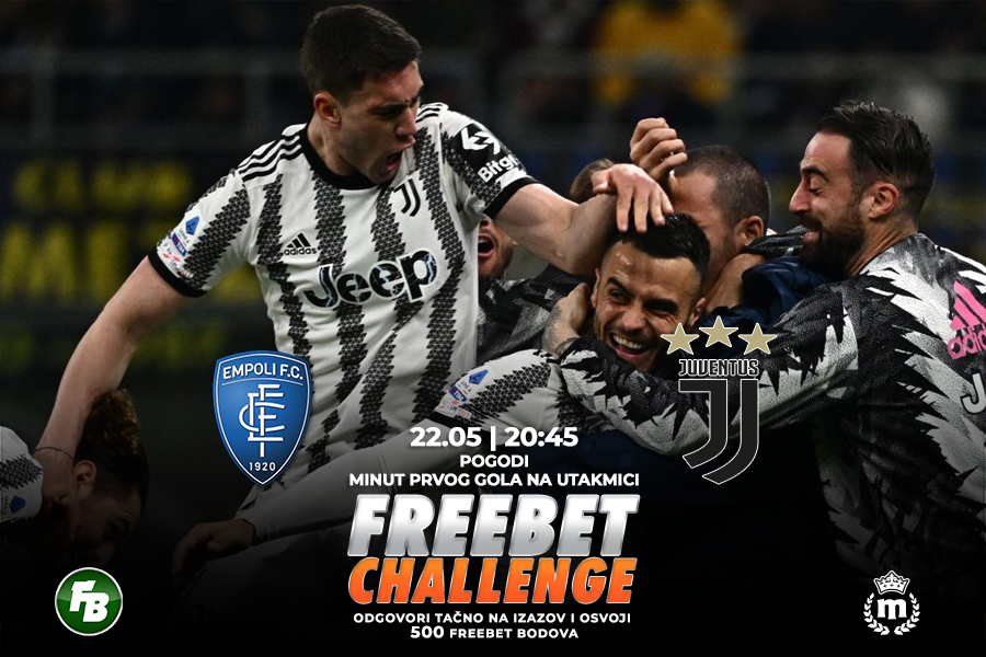 IGRE Pogodi minut prvog gola na meču Empoli – Juventus