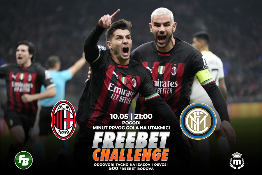 IGRE Pogodi minut prvog gola na meču Milan – Inter