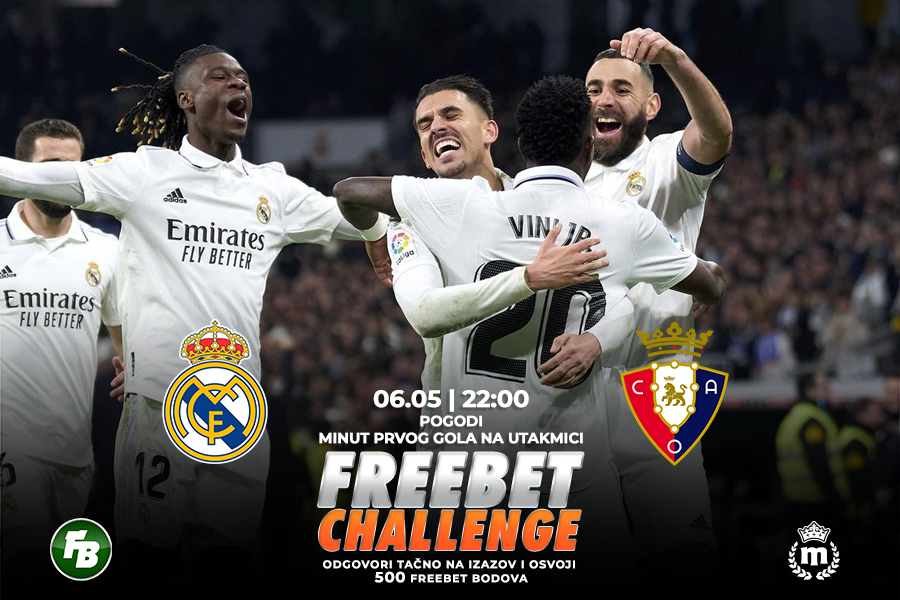IGRE Pogodi minut prvog gola na meču Real Madrid – Osasuna