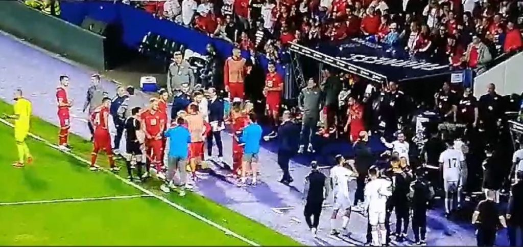 SKANDAL U BEČU Fudbaleri Jordana se povukli sa terena, nisu hteli da igraju protiv Srbije (VIDEO)
