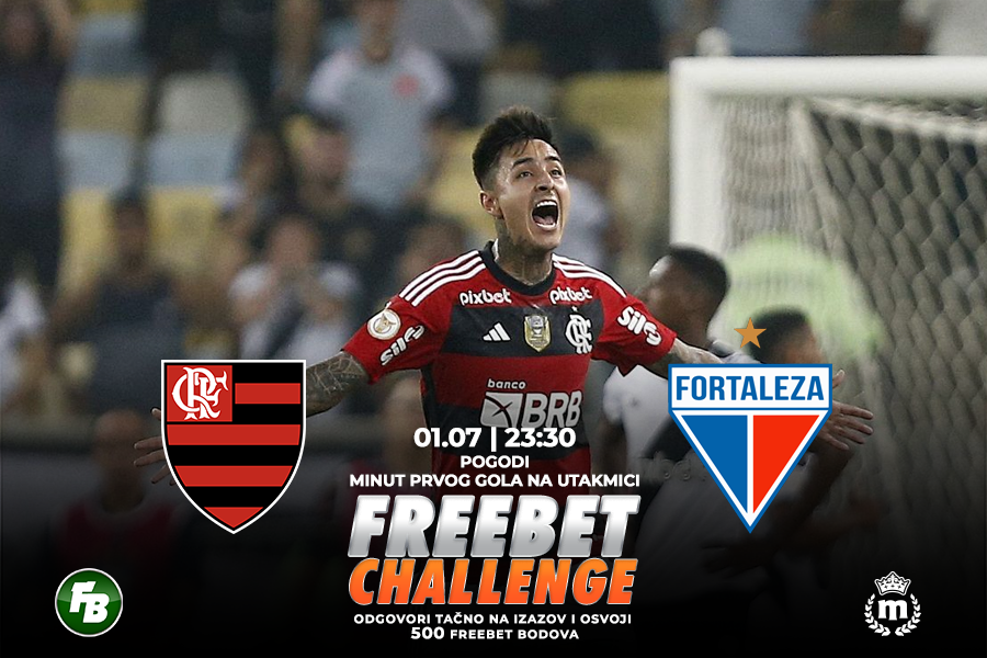 IGRE Pogodi minut prvog gola na meču Flamengo – Fortaleza