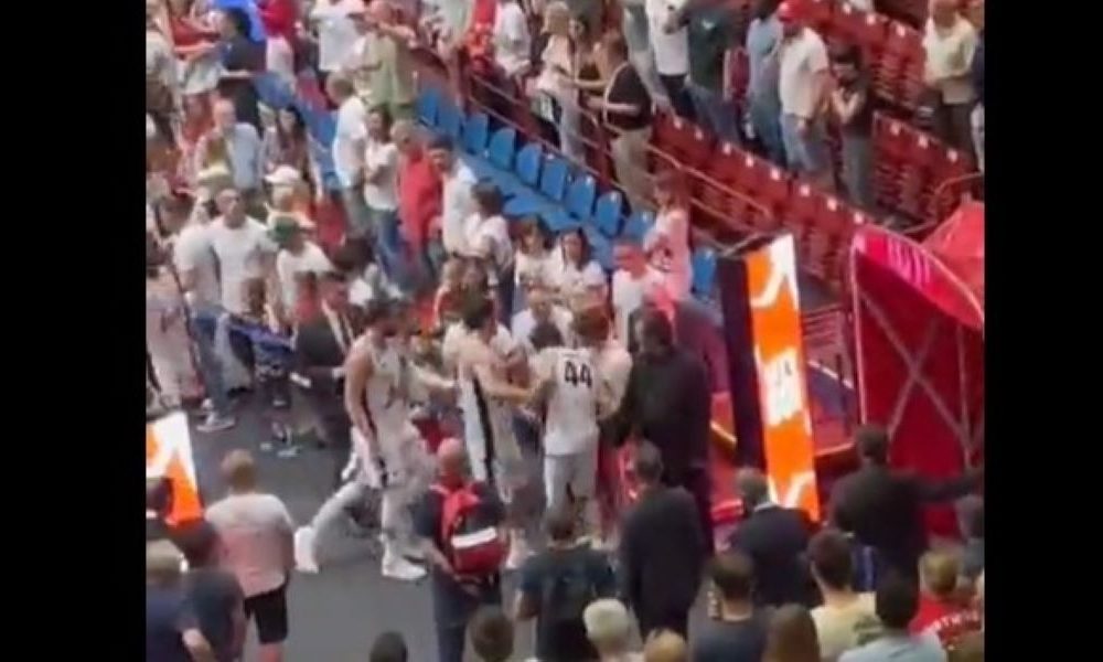 EVO KAKO JE POČEO HAOS U ITALIJI Pogledajte momenat kada je navijač isprovocirao Teodosića (VIDEO)