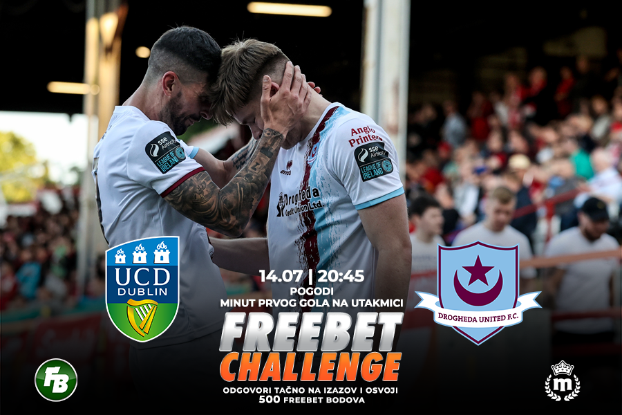 IGRE Pogodi minut prvog gola na meču UCD – Drogheda United