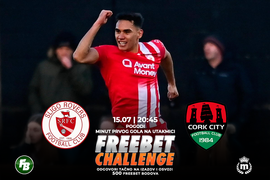 IGRE Pogodi minut prvog gola na meču Sligo Rovers – Cork City