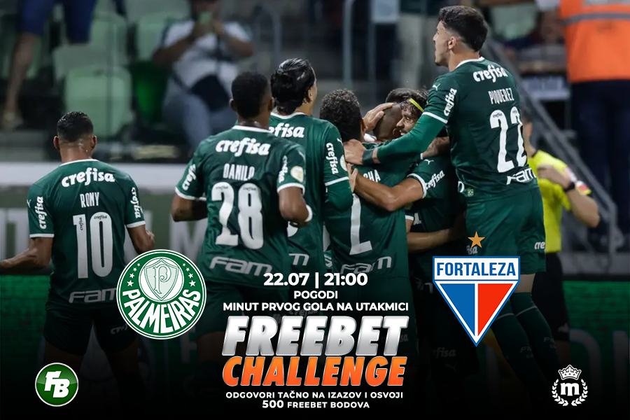 IGRE Pogodi minut prvog gola ne meču Palmeiras – Fortaleza