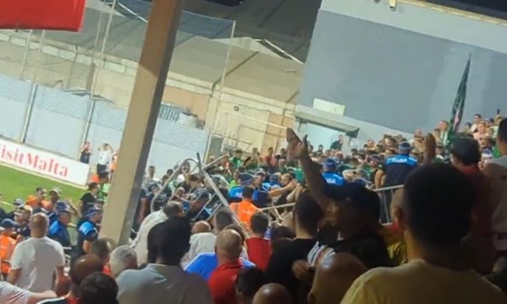 HAOS NA UTAKMICI Prekinut meč na Malti zbog sukoba navijača (VIDEO)