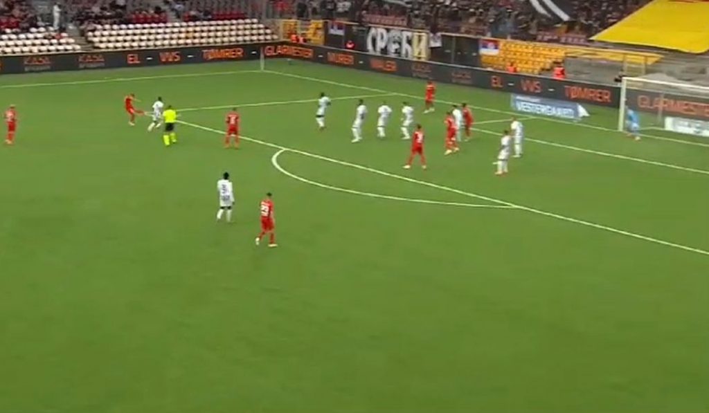 LOŠ POČETAK Partizan primio golčinu! „Raketa“ protivnika je bila neodbranjiva (VIDEO)