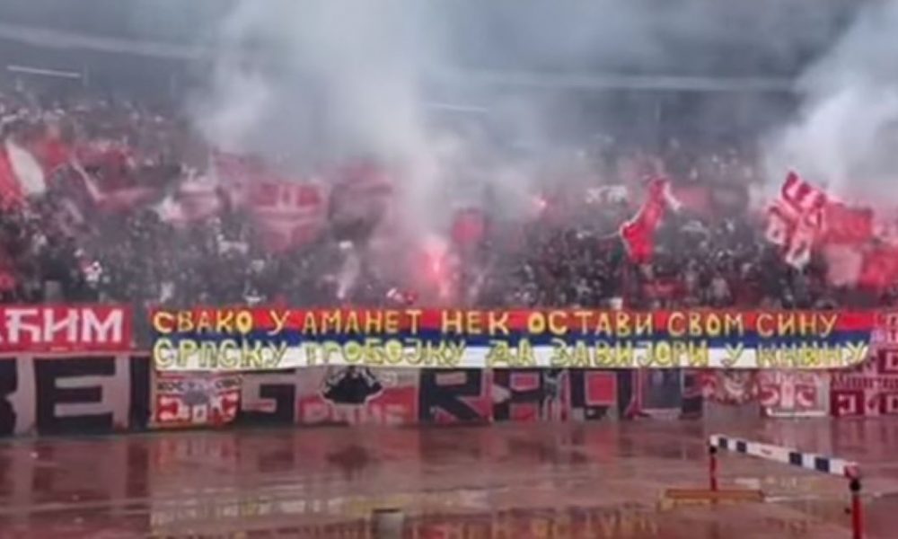 HRVATI VILENE ZBOG PORUKE „DELIJA“ Smeta im šta su navijači Zvezde rekli o Kninu (VIDEO)