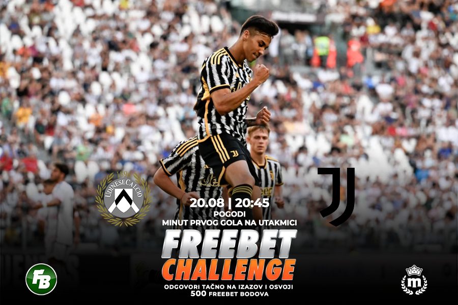 IGRE Pogodi minut prvog gola na meču Udineze – Juventus