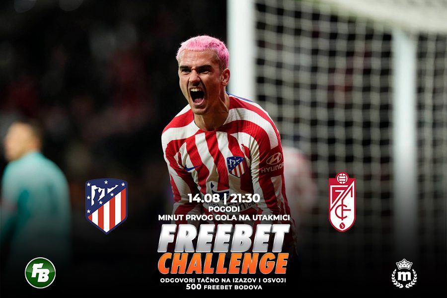 IGRE Pogodi minut prvog gola na meču Atletiko Madrid – Granada