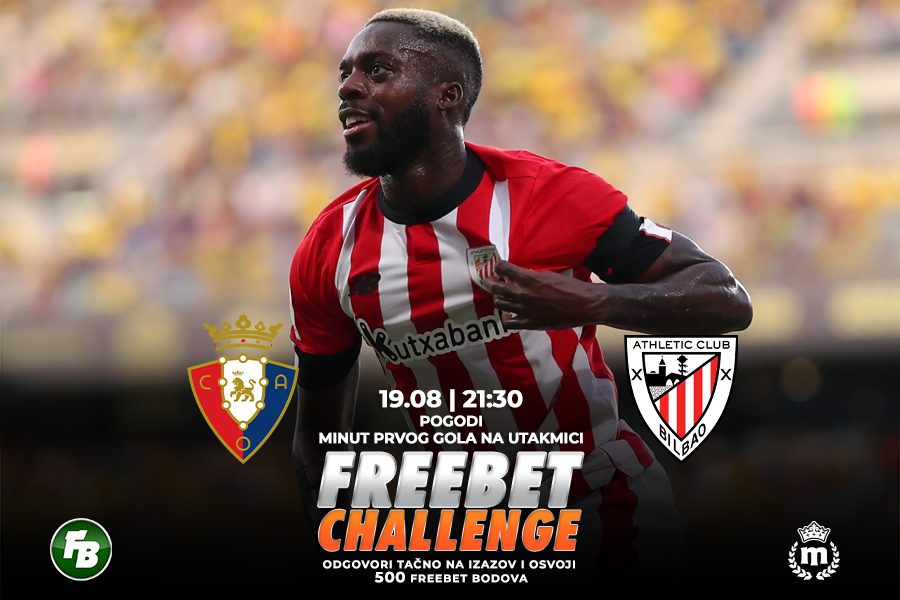 IGRE Pogodi minut prvog gola na meču Osasuna – Atletik Bilbao