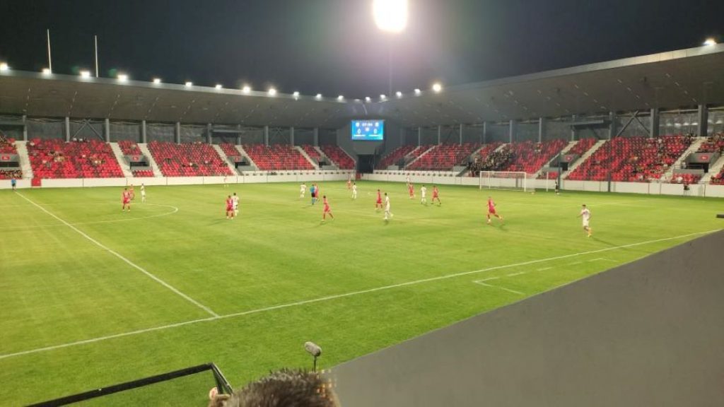 DUBOČICA JE SPREMNA Odigrana prva utakmica na novom stadionu u Leskovcu (VIDEO)