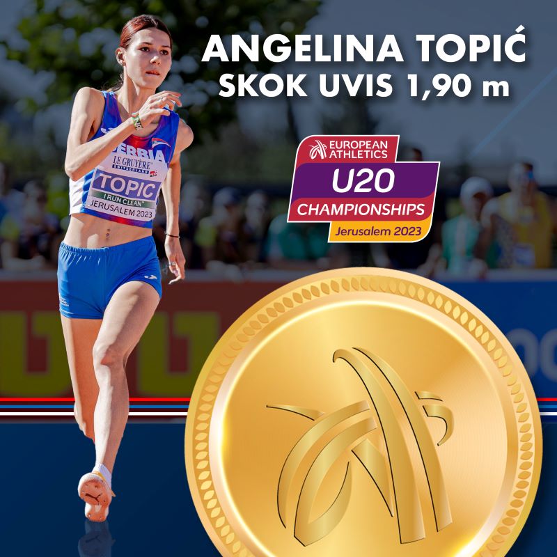 Angelina Topić šampionka Evrope za starije juniore!