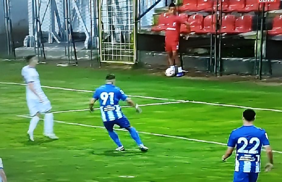 ŠTA URADI? Odavde i iz ovakve pozicije je mnogo teže da se promaši! Igrač Novog Pazara je uspeo… (VIDEO)
