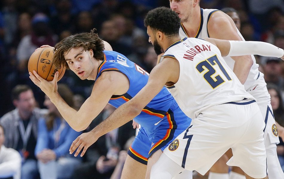 SRPSKI DERBI Jokić tri četvrtine urnisao Oklahomu, pa ga Meloun odmorio! Vasa i Aleksej statisti (VIDEO)