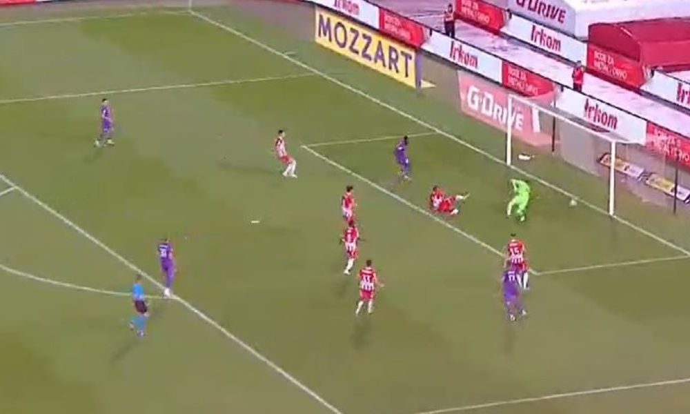 JOŠ JEDAN AUTOGOL Điga poslao loptu u svoju mrežu, ali je Olajinka doneo novu prednost Zvezdi (VIDEO)
