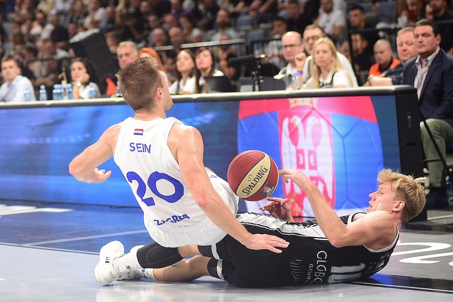 POLUVREME Cibona vodi protiv Partizana u Beogradu (VIDEO)