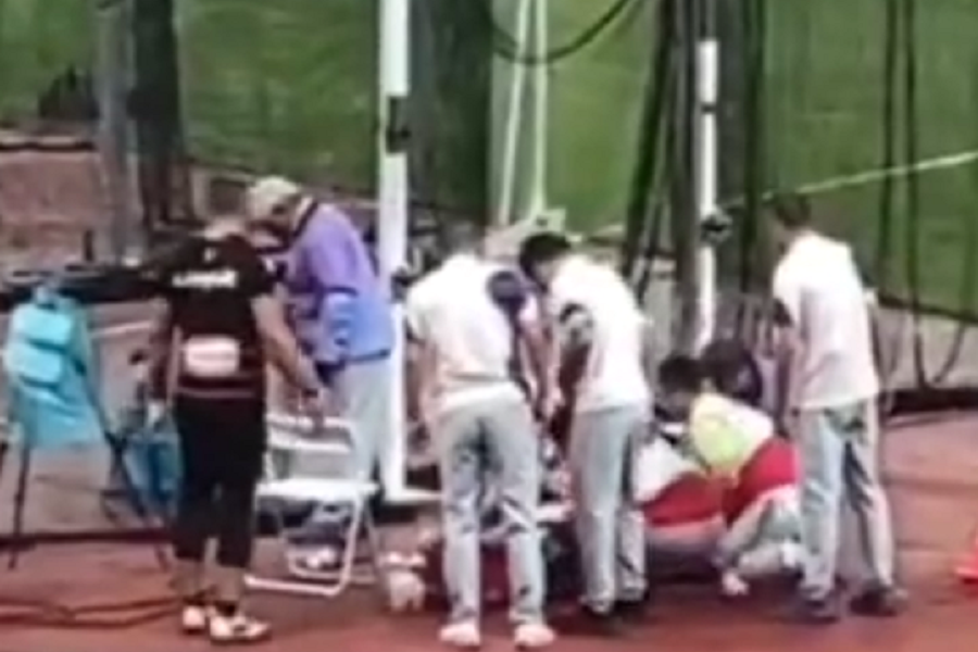 HOROR SCENA Atletičar kladivom pogodio sudiju! Nesrećni arbitar hitno prebačen u bolnicu (VIDEO)